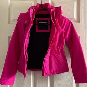Abercrombie & Fitch Pink Winter Coat